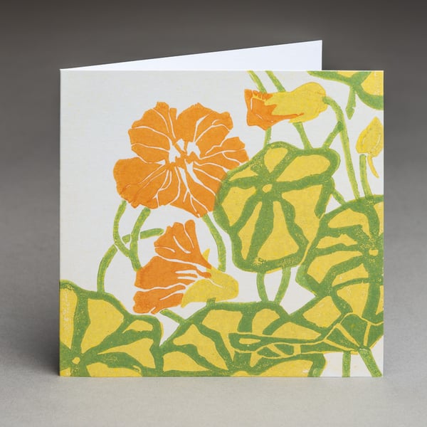 Nasturtiums - Gardeners Greeting Card