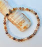Striped Agate & Freshwater Pearl Bracelet, Birthday, Anniversary Gift For Her - Image 6