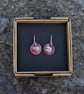 Small Red Moon Dangle Earrings - Image 6