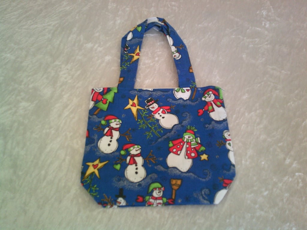 Snowmen Christmas Gift Bag