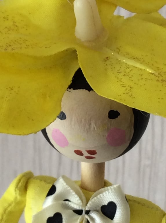 Orchid Art Doll