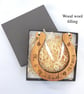 Personalised Lucky Wedding Horseshoe - Solid Oak - Image 5