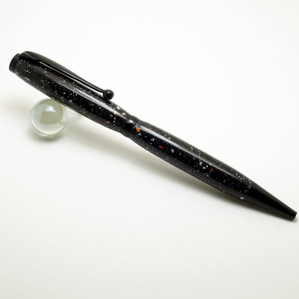 Slimline pen dressed in corian