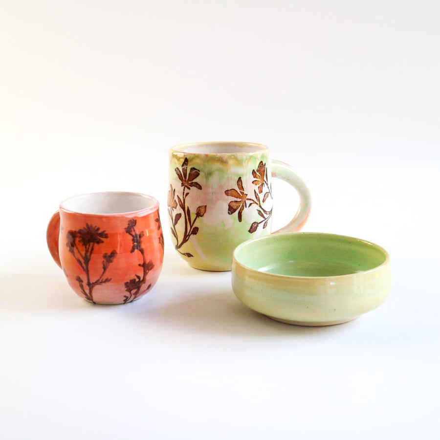 Beautiful Bundle Botanical Mugs