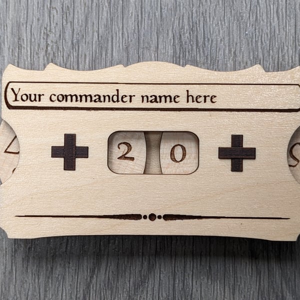 MTG Life counter, Magic: The gathering wooden hit point counter, CCG