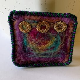 Merino Wool Felted Brooch