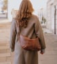 Slouchy Leather Everyday Crossbody Shoulder Bag 