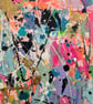 "Rio Nights" Original Abstract Painting - Image 3