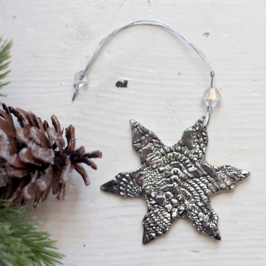 Christmas Snowflake, silver