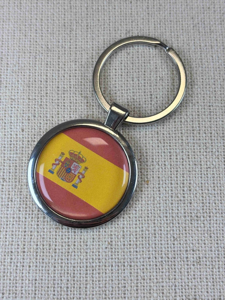 Spain Flag Keyring