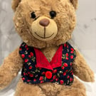 Teddy Navy Strawberry Teddy Waistcoat
