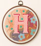 Personalised Punch Needle Initial Wall Hanging - Image 1