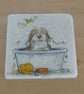 Set of 4 Marble 'Dog' Coasters - Image 4