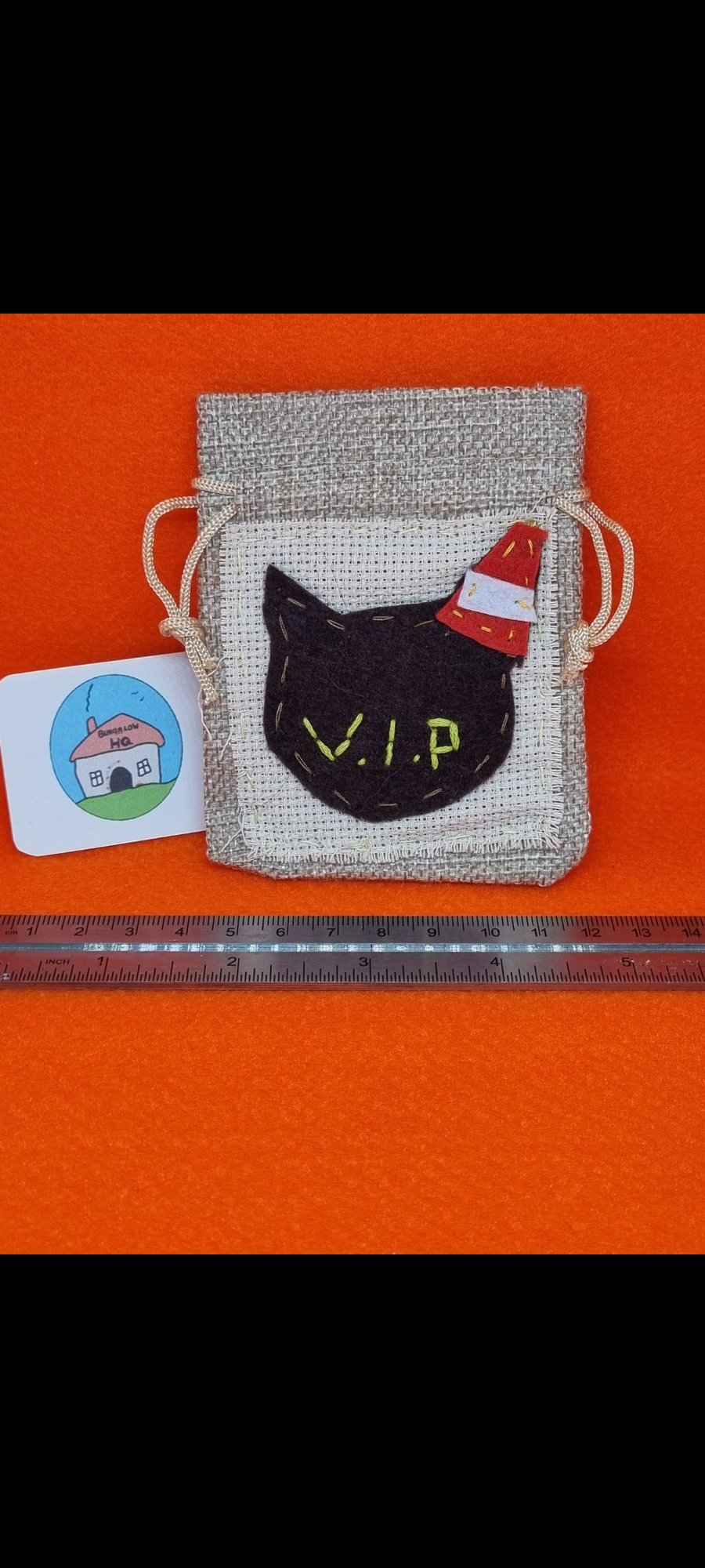 Nipfest Nip Stash bag - hessian