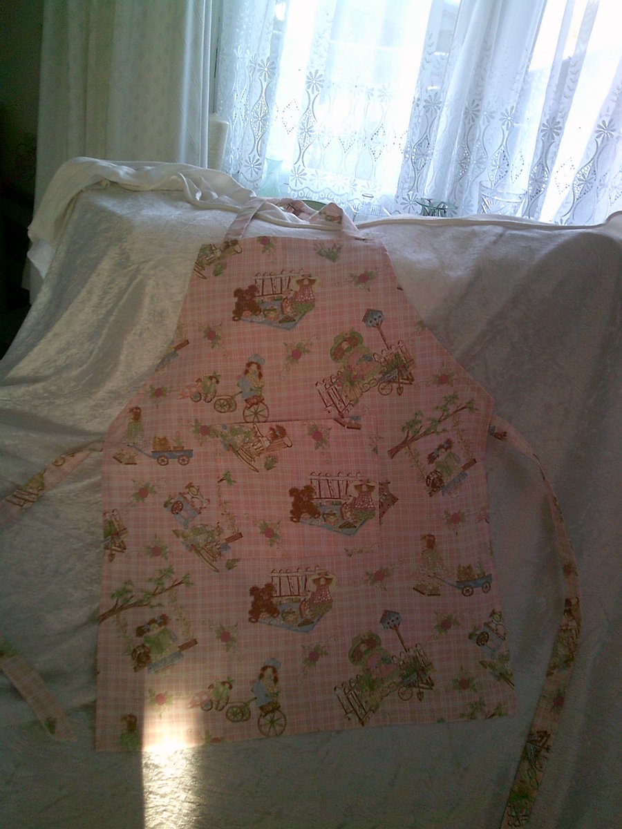 Garden Scenes Child's Apron