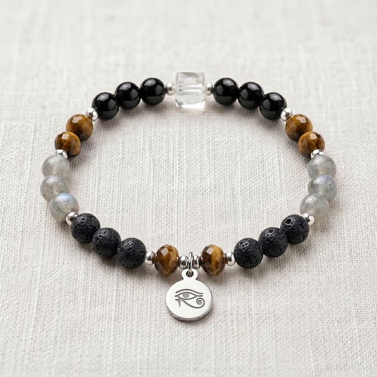 Protection Crystal Bracelet, Negative Energy, Personalised Gift