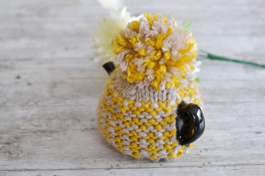 1 - 2   Cup Aran Hand Knitted  Tea Cozy