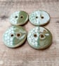 Buttons, handmade pottery buttons, set of 4 - Image 2
