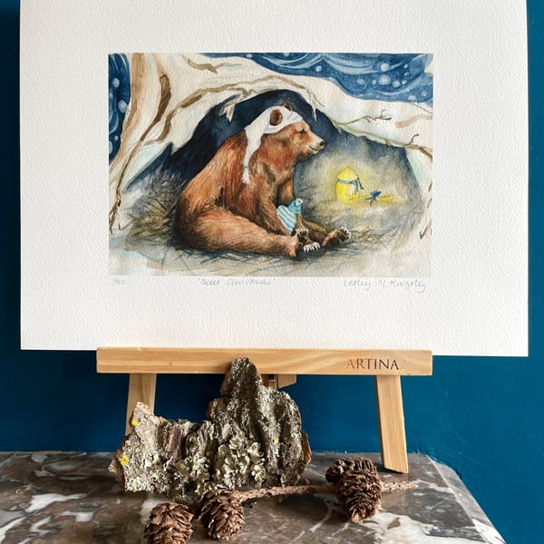 'Sweet Christmas' limited edition giclée print