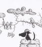 'The Cat' an A4 sized original artwork - Image 3