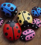 Pink Ladybird Stone - READY TO SHIP - Image 7