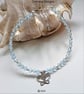 Designer Sky Blue Topaz Butterfly Sterling Silver Bracelet  - Image 8