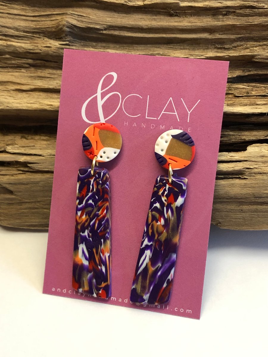 Bold & Colourful Drop Earrings