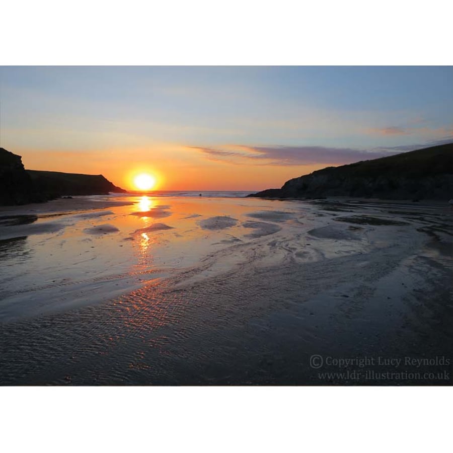 Evening at Polly Joke Print