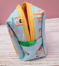 Fun dog themed fabric pencil case (short) - Image 4