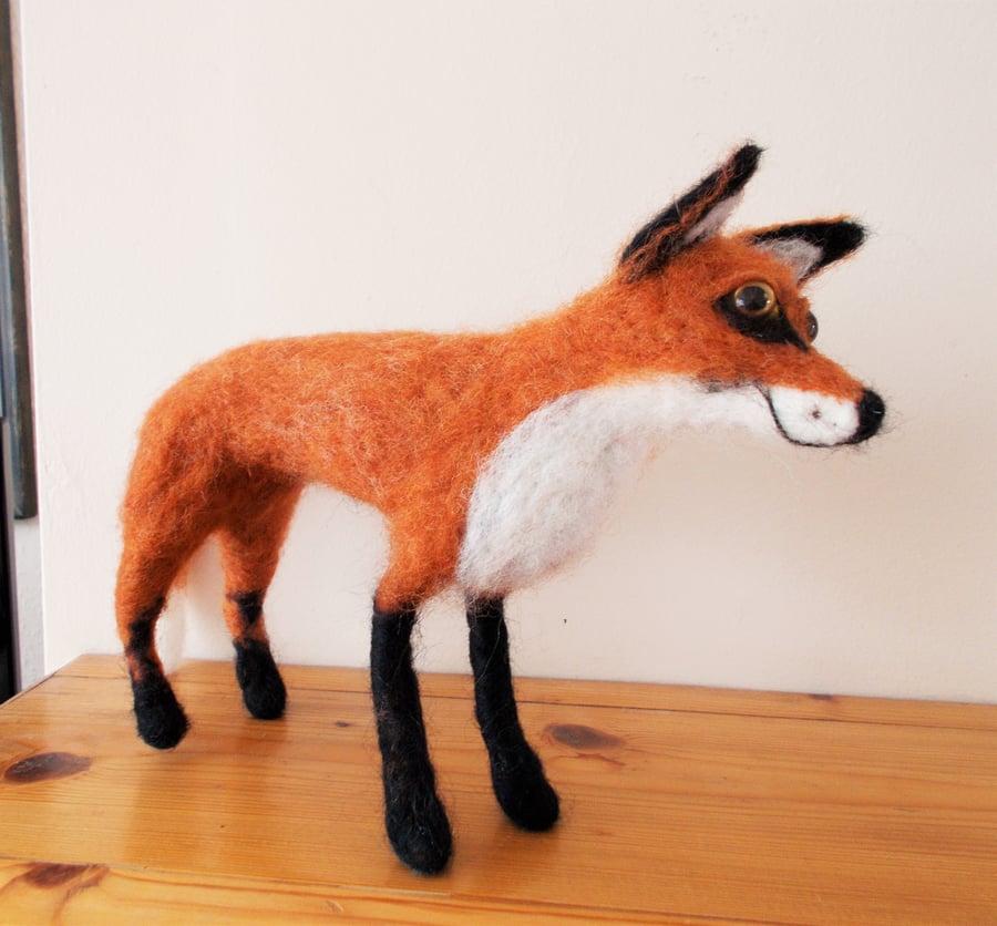 Needle Felted Fox 