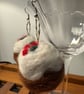 Hand Felted Christmas Pudding Earrings  - Image 4