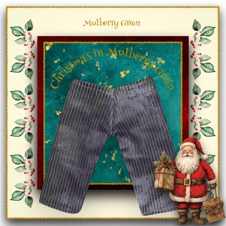 Grey Corduroy Trousers