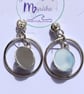 Aurora Opal Earrings Hoops Studs Sterling Silver Sustainable Jewellery Gift - Image 5
