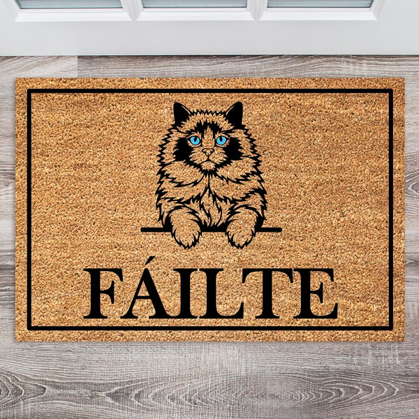 Ragdoll Cat Door Mat - Personalised Ragdoll Cat Welcome Mat - 3 Sizes