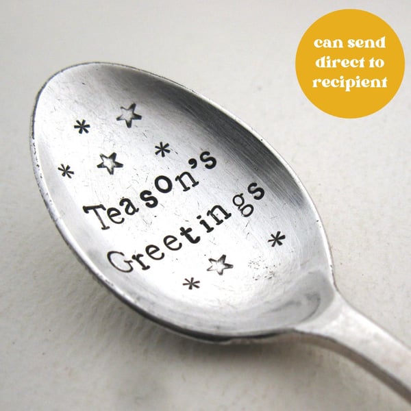 Teasons Greetings Xmas Teaspoon