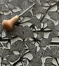 Linocut Print - Ginkgo - Nature Print - Limited Edition  - Image 2
