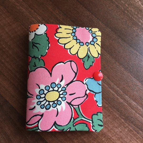 Needle case made in Cath Kidston duck cotton fabric