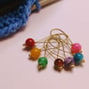 Beaded stitch markers set of 10