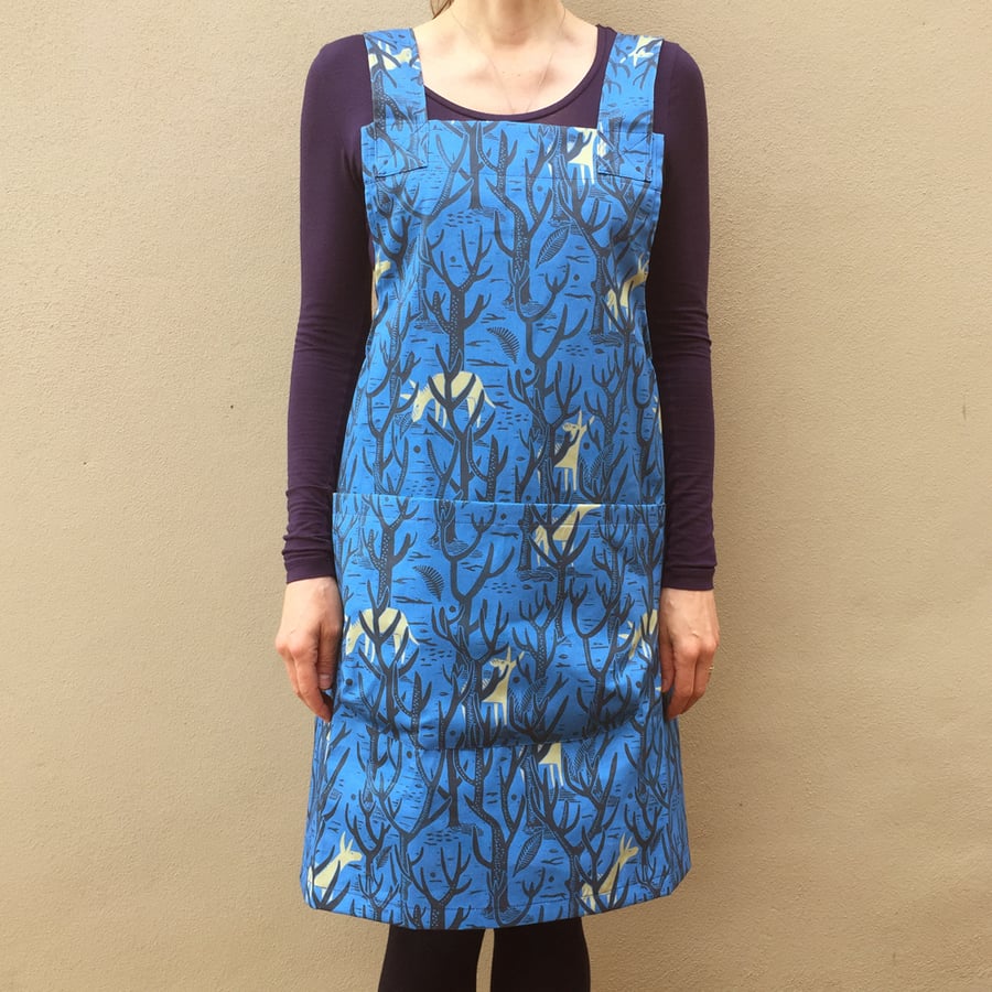 The Donkey Woods cotton apron