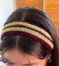 Striped Crochet Headband