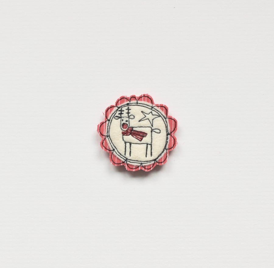 'Rudolph' - Handmade Magnet