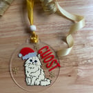 Beautiful hand finished personalised pet decoration cat dog or any other animal