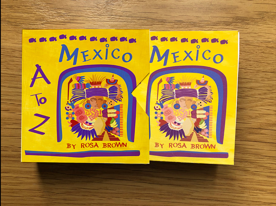 Mexico A to Z Handmade Concertina Book