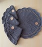 4 Crochet placemats 