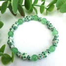 Ceramic and Gemstone Bracelet