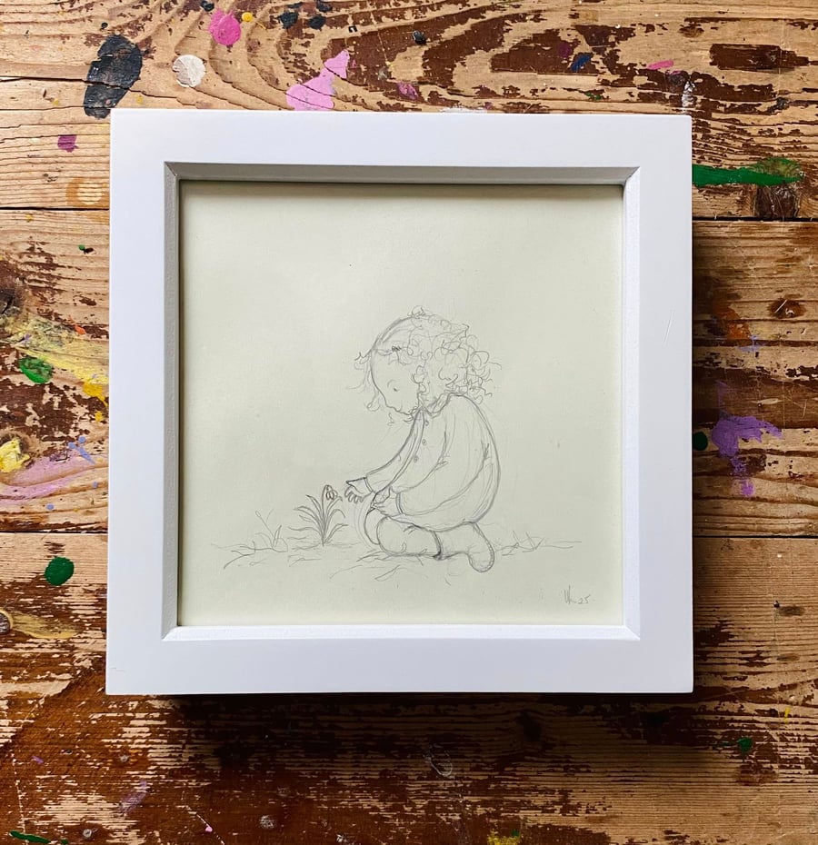Wonder - Framed Original Illustration