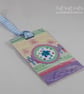 Pack of 4 handmade gift tags in pastel colours - Image 5