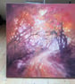 Hope Springs Eternal autumn abstract painting - Image 9