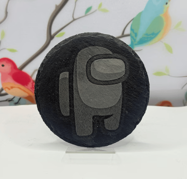 Among Us Sus Laser Etched Coaster