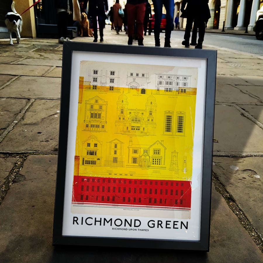 RICHMOND GREEN RUSTIC A3 Print